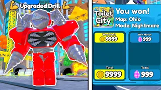 I Beat OHIO MODE 😎 With MOST EXPENSIVE UNITS 🤑 - Roblox Toilet Tower Defense