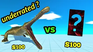 Machimosaurus Rex vs random team same price ARBS animal revolt battle simulator