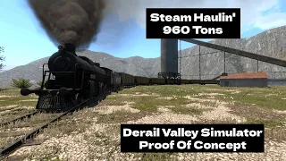 960 Tons Coal Haul W/S282 | Proof Of Concept | Derail Valley Simulator
