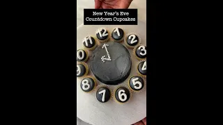 New Year's Eve Countdown Cupcakes