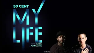 50 Cent  - My Life ft. Eminem & Adam Levine (432 hz)