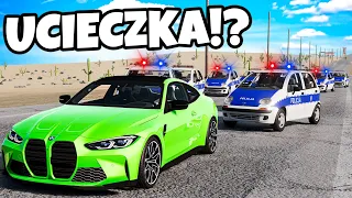 ❄️ NAJDŁUŻSZA UCIECZKA NA ŚWIECIE 30KM !? POLICJA SIĘ ULEPSZA!? | BeamNG Drive