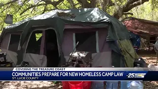 'Don't need anybody's rules': Homeless man in St. Lucie County reacts to new law banning encampments