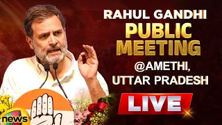 Rahul Gandhi LIVE | Public At Amethi In Uttar Pradesh | Lok Sabha 2024 Campaign | Mango News