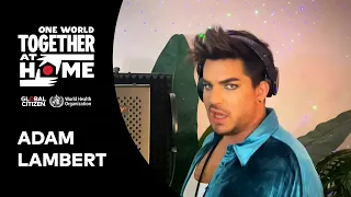 Adam Lambert Performs "Closer To You" | One World: Together At Home