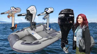 Let's talk about Electric Outboard Engines Baby - Boat Show -  Torqeedo vs ePropulsion vs Mercury -