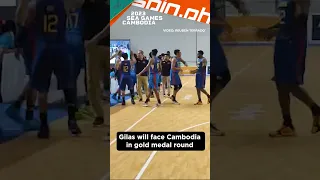 Gilas will face Cambodia in gold medal round