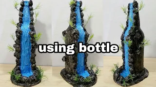 How to make fountain waterfall show piece