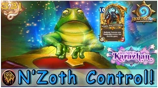 Hearthstone | Spark's N'zoth Control Shaman Deck & Decklist | STANDARD | Karazhan Legend