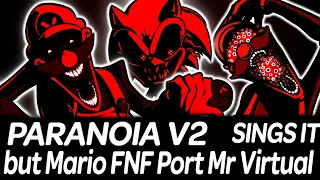 Paranoia V2 but Mr Virtual from MM and Mr Virtual from Mario FNF Port sing it | Friday Night Funkin'