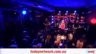 WISH YOU WERE HERE - AVRIL LAVIGNE - LIVE AT 2DAY FM ROOFTOP AUSTRALIA