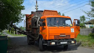 Мусоровоз МКМ-44108 (МК-4454-04) на шасси КамАЗ-43255-A3 (Х 057 УС 22) / KAMAZ garbage truck.