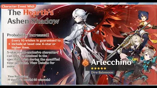 Genshin Impact Pull Video for Arlecchino