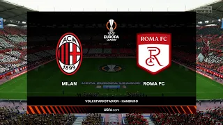 AC Milan vs Roma | UEFA European League | FIFA 23 Xbox