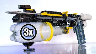 Triple Threat: Lego AIR-POWERED 3-Barrel Shotgun Tank Blaster