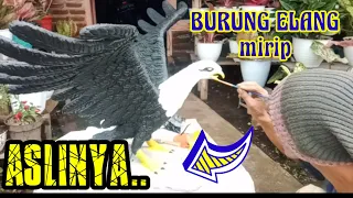 PEMBUATAN BURUNG ELANG DARI SEMEN&PASIR