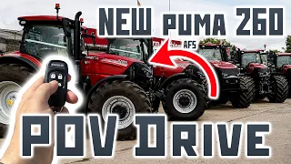 POV drive in the Case IH Puma 260 CVX AFS | OVER 300HP