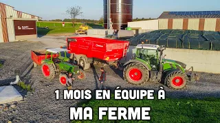 Je filme le quotidien de ma ferme en hiver. (  On reçoit le nouveau tracteur FENDT )