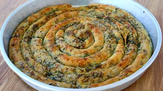 Crispier than puff pastry, just flour, water, salt and spinach!! Cheap and Taste Guaranteed.