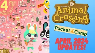 April 2024 Updates in Animal Crossing Pocket Camp!🌧️🐰