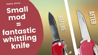 Modifying a Swiss Army Knife for the Ideal Pocket Carving Tool