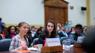 Thunberg fordert amerikanischen Kongress zum Kampf gegen Klimawandel auf