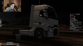Дальнобойщики Владимир Братишкин Александр Гвин и Василий РазДва на рейсе в Euro Truck Simulator ч.1