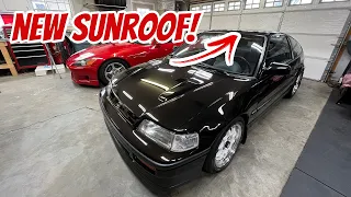 1988 Honda CRX Si - Sunroof and Seal Replacement