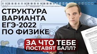 Структура варианта ЕГЭ-2022 по физике. За что тебе поставят балл?