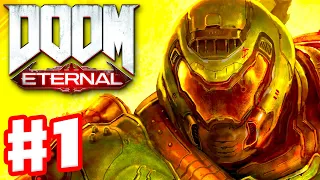 DOOM Eternal - Gameplay Walkthrough Part 1 - Hell on Earth! Campaign! (PC)