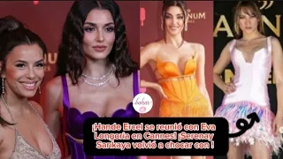 ¡Hande Ercel se reunió con Eva Longoria en Cannes! ¡Serenay Sarıkaya volvió a chocar con #handeercel