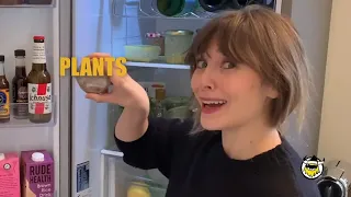 Elizabeth Olsen fridge tour