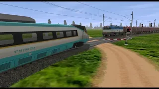 Trainz Railfanning Pt 174: Czech Level Crossing (přejezd)