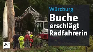 Buche erschlägt Radfahrerin im Würzburger Ringpark | BR24