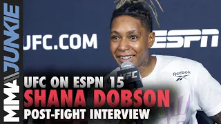 Shana Dobson reflects on biggest upset in UFC history | UFC on ESPN 15 post-fight interview