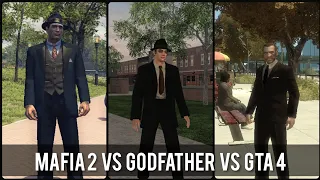 Mafia 2 vs gta 4 vs godfather part 1