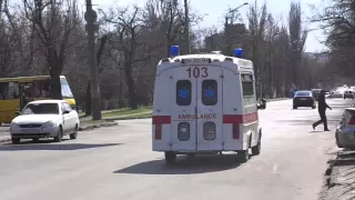 Ford Transit ambulance responding