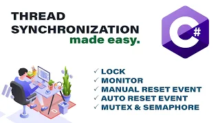 Thread Synchronization in C# .Net made easy! | Lock | Monitor | Mutex | Semaphore | Codelligent