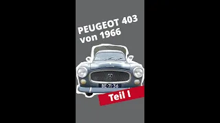 Peugeot 403 von 1966 😍 |  CARSPIRIT #shorts