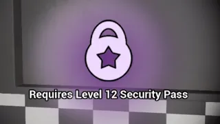 LEVEL 12 SECURITY DOOR - Five Nights at Freddy's: Security Breach
