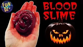 Кровавый ЛИЗУН БЕЗ КЛЕЯ из 2 ингредиентов на ХЭЛЛОУИН из тинта для губ ⚡ Как сделать хрустящий слайм