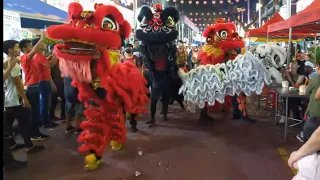 Lion Dance Parade at Jalan Alor & Changkat Bukit Bintang