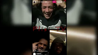 Video Bombë/ Noizy dhe Stresi futen bashkë live në Instagram dhe flasin me njëri-tjetrin