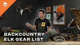 Omar Lopez's 2023 Backcountry Archery Elk Gear List
