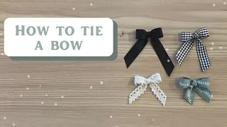 How To Tie A Bow Using Three Different Types Of Ribbons | Dollar Tree