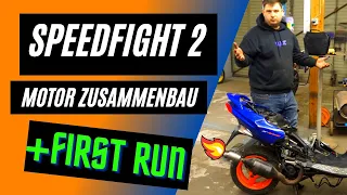 Peugeot Speedfight 2 Zylinder einbauen - MOTOR zusammen bauen - FIRST RUN?