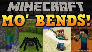 MO' BENDS (EPIC PLAYER ANIMATIONS & MOBS!) Minecraft Mod