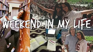 college weekend in my life: bama gameday + grwm, studying, hauls