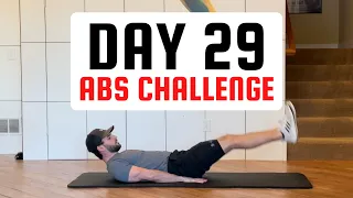 DAY 29 OF THE 30 DAY ABS CHALLENGE - ROCK HARD ABS