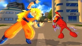Goku and Elmo FUSION | Elgomo vs Mickey Mouse | DBZ Tenkaichi 3 (MOD)